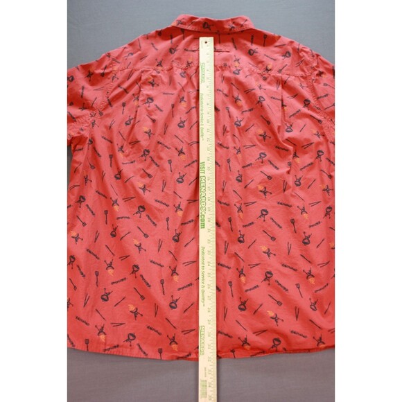 Duluth Trading Co Untucked Grill BBQ Barbecue Shirt Men's Relaxed Fit 2XL Tall - Picture 7 of 13